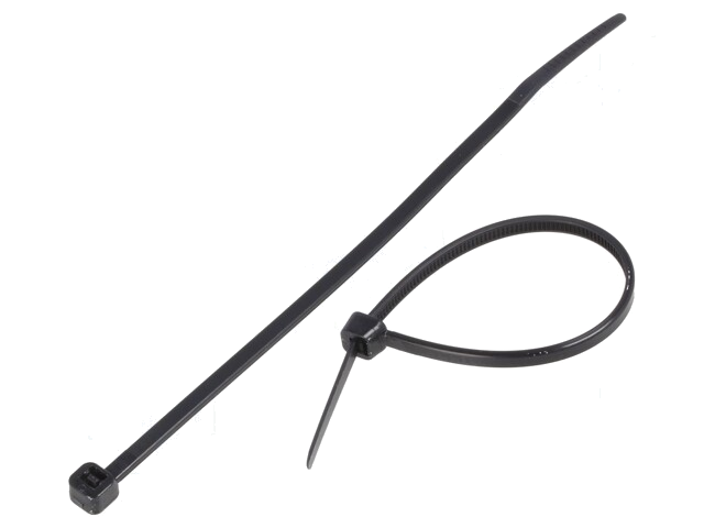 Kabelbinder; L: 142mm; W: 3,2mm; polyamide; 176,5N; zwart; Ømax: 35mm Kabelbinder; L: 142mm; W: 3,2mm; polyamide; 176,5N; zwart; Ømax: 35mm